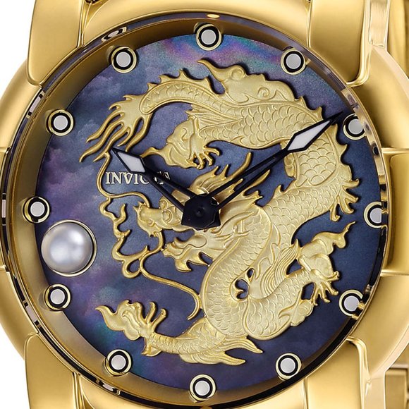 Invicta Speedway Mother of Pearl Automatic Dragon